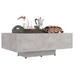 vidaXL Konferenčný stolík, betónovo sivý 85x55x31 cm, kompozitné drevo – Obrázok 3