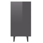 vidaXL Komoda, lesklá sivá 103,5x35x70 cm, kompozitné drevo – Obrázok 5