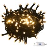 vidaXL LED reťaz so 150 LED diódami, teplá biela 15 m, PVC – Obrázok 2