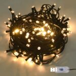 vidaXL LED reťaz so 150 LED diódami, teplá biela 15 m, PVC