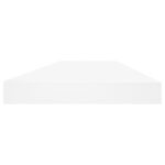 vidaXL Plávajúca nástenná polica dubová a biela 60x23,5x3,8 cm MDF – Obrázok 5