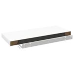 vidaXL Plávajúca nástenná polica dubová a biela 60x23,5x3,8 cm MDF – Obrázok 7