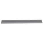 vidaXL Nástenné police 2 ks, sivé 100x9x3 cm – Obrázok 6