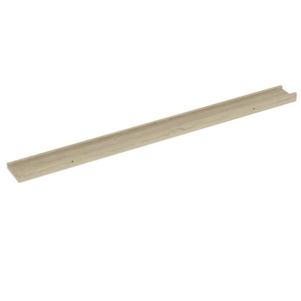 vidaXL Nástenné police 4 ks, dub sonoma 100x9x3 cm – Obrázok 4