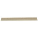 vidaXL Nástenné police 4 ks, dub sonoma 100x9x3 cm – Obrázok 6
