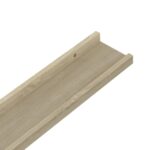 vidaXL Nástenné police 4 ks, dub sonoma 100x9x3 cm – Obrázok 7