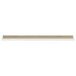 vidaXL Nástenné police 2 ks, biele a dub sonoma 80x9x3 cm – Obrázok 5