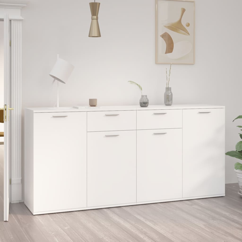 VXL8720286459096_m_en_hd_1.jpg vidaXL Komoda, biela 160x36x75 cm, kompozitné drevo – Obrázok 1