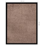 vidaXL Rohožka hnedá 60x80 cm – Obrázok 6