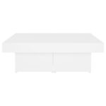 vidaXL Konferenčný stolík, biely 90x90x28 cm, kompozitné drevo – Obrázok 6