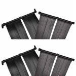 vidaXL Solárny panel na ohrev vody v bazéne 4 ks 80x620 cm