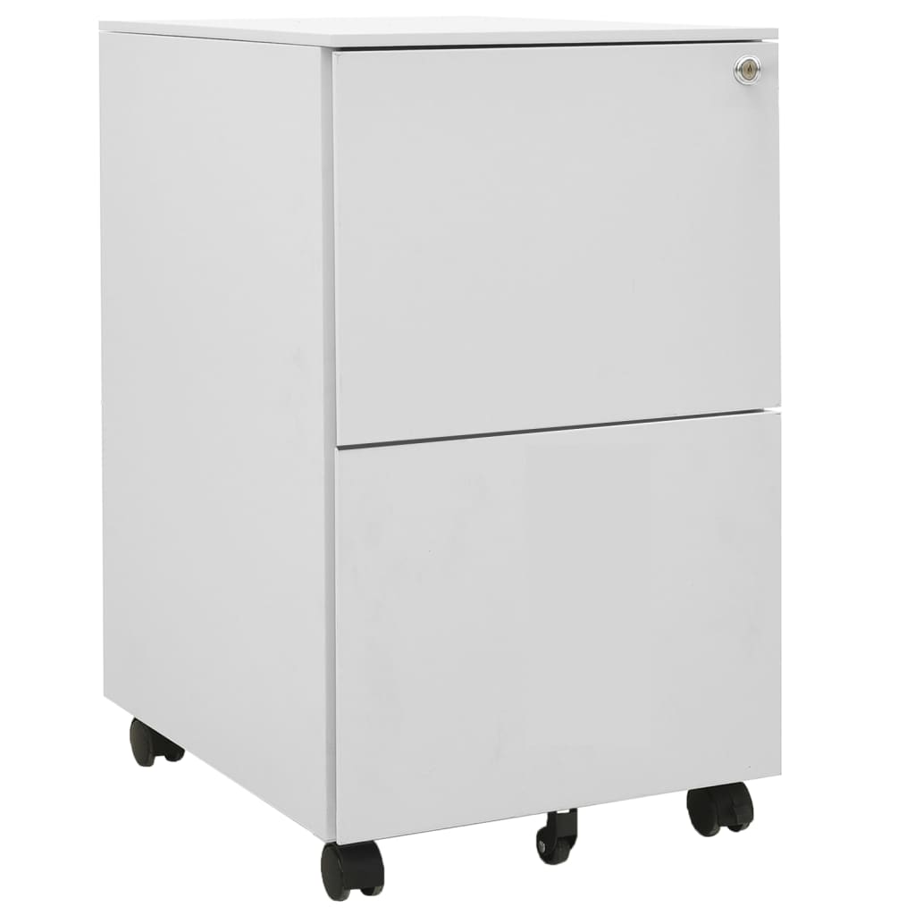 VXL8720286564066_a_en_hd_1.jpg vidaXL Mobilná kartotéka bledosivá 39x45x67 cm oceľ – Obrázok 1