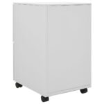 vidaXL Mobilná kartotéka bledosivá 39x45x67 cm oceľ – Obrázok 5