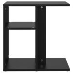 vidaXL Príručný stolík, čierny 50x30x50 cm, kompozitné drevo – Obrázok 5