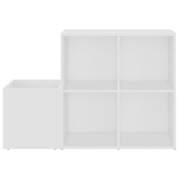vidaXL Skrinka na topánky, biela 105x35,5x70 cm, kompozitné drevo – Obrázok 5