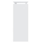 vidaXL Konzolový stolík, biely 80x30x80 cm, kompozitné drevo – Obrázok 5