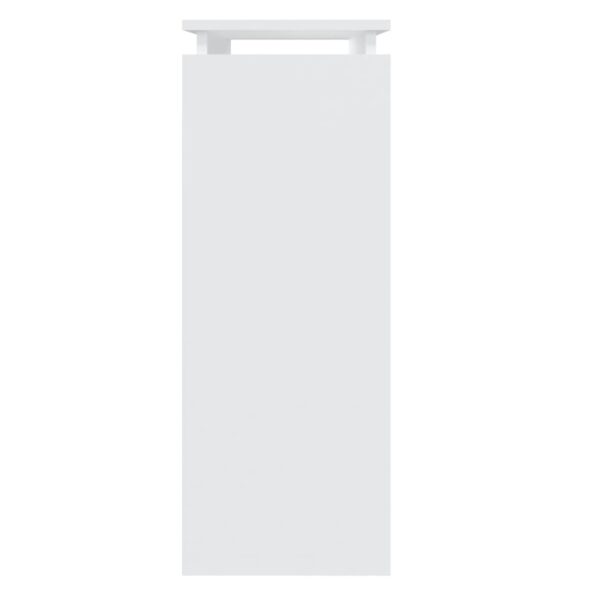vidaXL Konzolový stolík, biely 80x30x80 cm, kompozitné drevo – Obrázok 5