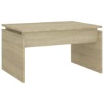 vidaXL Konferenčný stolík, dub sonoma 68x50x38 cm, kompozitné drevo – Obrázok 2
