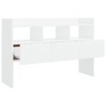 vidaXL Komoda, biela 105x30x70 cm, kompozitné drevo – Obrázok 5