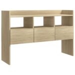 vidaXL Komoda, dub sonoma 105x30x70 cm, kompozitné drevo – Obrázok 2