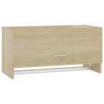 vidaXL Šatník, dub sonoma 70x32,5x35 cm, kompozitné drevo – Obrázok 2