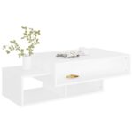vidaXL Konferenčný stolík, biely 105x55x32 cm, kompozitné drevo – Obrázok 4