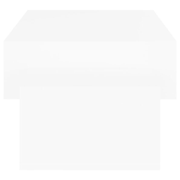 vidaXL Konferenčný stolík, biely 105x55x32 cm, kompozitné drevo – Obrázok 6