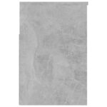 vidaXL Lavica na topánky betónovo-sivá 60x30x45 cm drevotrieska – Obrázok 6