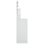 vidaXL Toaletný stolík s LED biely 86,5x35x136 cm – Obrázok 6