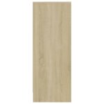 vidaXL Skrinka na topánky, dub sonoma 31,5x35x90 cm, kompozitné drevo – Obrázok 6