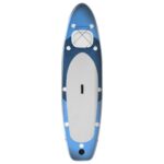 vidaXL Nafukovací Stand up paddleboard, morská modrá 300x76x10 cm – Obrázok 3