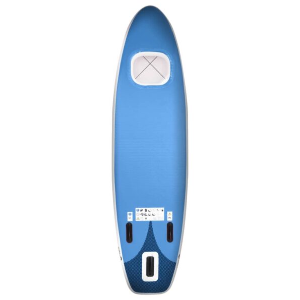vidaXL Nafukovací Stand up paddleboard, morská modrá 300x76x10 cm – Obrázok 4