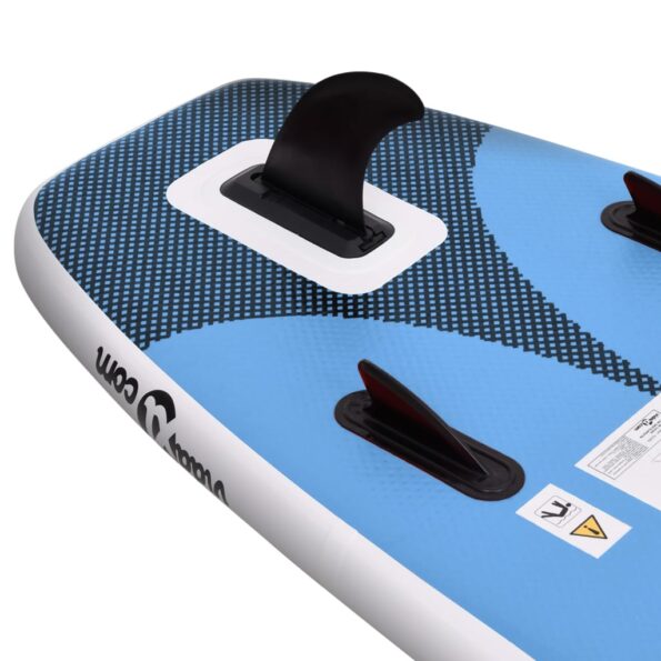 vidaXL Nafukovací Stand up paddleboard, morská modrá 300x76x10 cm – Obrázok 6