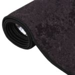 vidaXL Prateľný koberec 80x300 cm antracitový – Obrázok 4