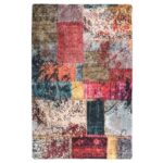 vidaXL Prateľný koberec patchwork 80x150 cm viacfarebný