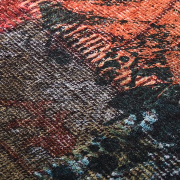 vidaXL Prateľný koberec patchwork 80x150 cm viacfarebný – Obrázok 2
