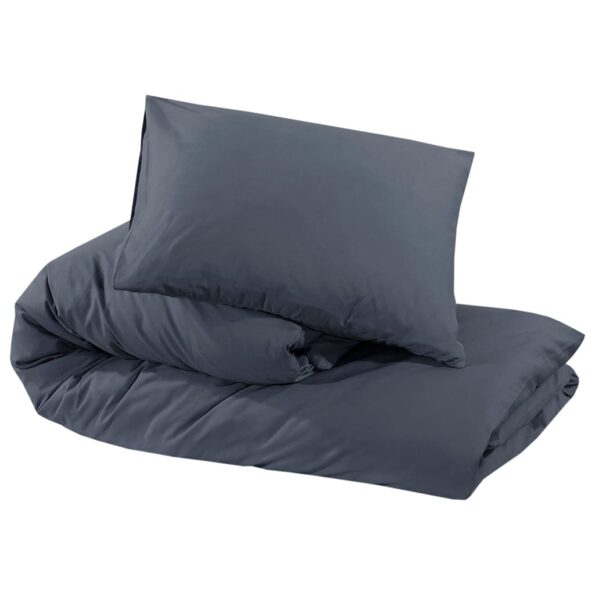 vidaXL Súprava obliečok na paplón antracit 220x240cm ľahké mikrovlákno – Obrázok 6