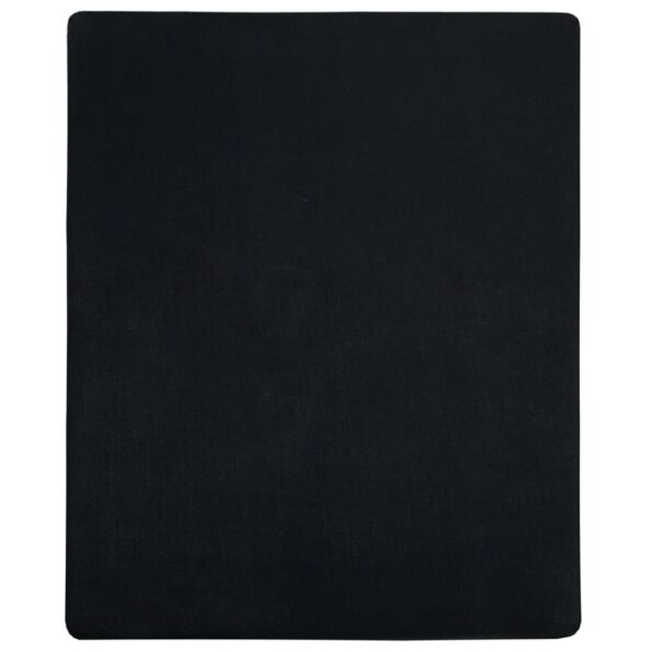 vidaXL Plachta Jersey čierna 140x200 cm bavlna – Obrázok 2