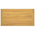 vidaXL Nástenná kúpeľňová skrinka 90x45x35 cm masívne teakové drevo – Obrázok 4