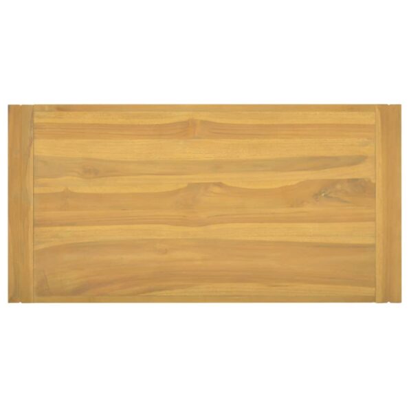 vidaXL Nástenná kúpeľňová skrinka 90x45x35 cm masívne teakové drevo – Obrázok 4