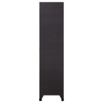 vidaXL Uzamykacia skriňa antracitová a biela 90x40x180 cm oceľová – Obrázok 4