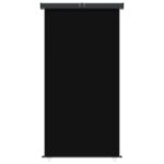 vidaXL Bočná markíza na balkón 160x250 cm čierna – Obrázok 3