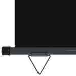 vidaXL Bočná markíza na balkón 160x250 cm čierna – Obrázok 9