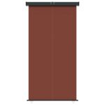 vidaXL Bočná markíza na balkón 160x250 cm hnedá – Obrázok 3