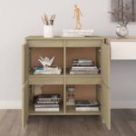 vidaXL Komoda dub sonoma 70x41x75 cm drevotrieska – Obrázok 6
