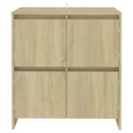 vidaXL Komoda dub sonoma 70x41x75 cm drevotrieska – Obrázok 7