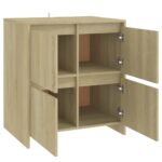 vidaXL Komoda dub sonoma 70x41x75 cm drevotrieska – Obrázok 9