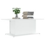 vidaXL Konferenčný stolík, biely 102x55,5x40 cm, kompozitné drevo – Obrázok 3