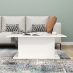 vidaXL Konferenčný stolík, biely 102x55,5x40 cm, kompozitné drevo – Obrázok 4