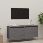 vidaXL Nástenné skrinky 2 ks 45x30x35 cm masívne borovicové drevo – Obrázok 3